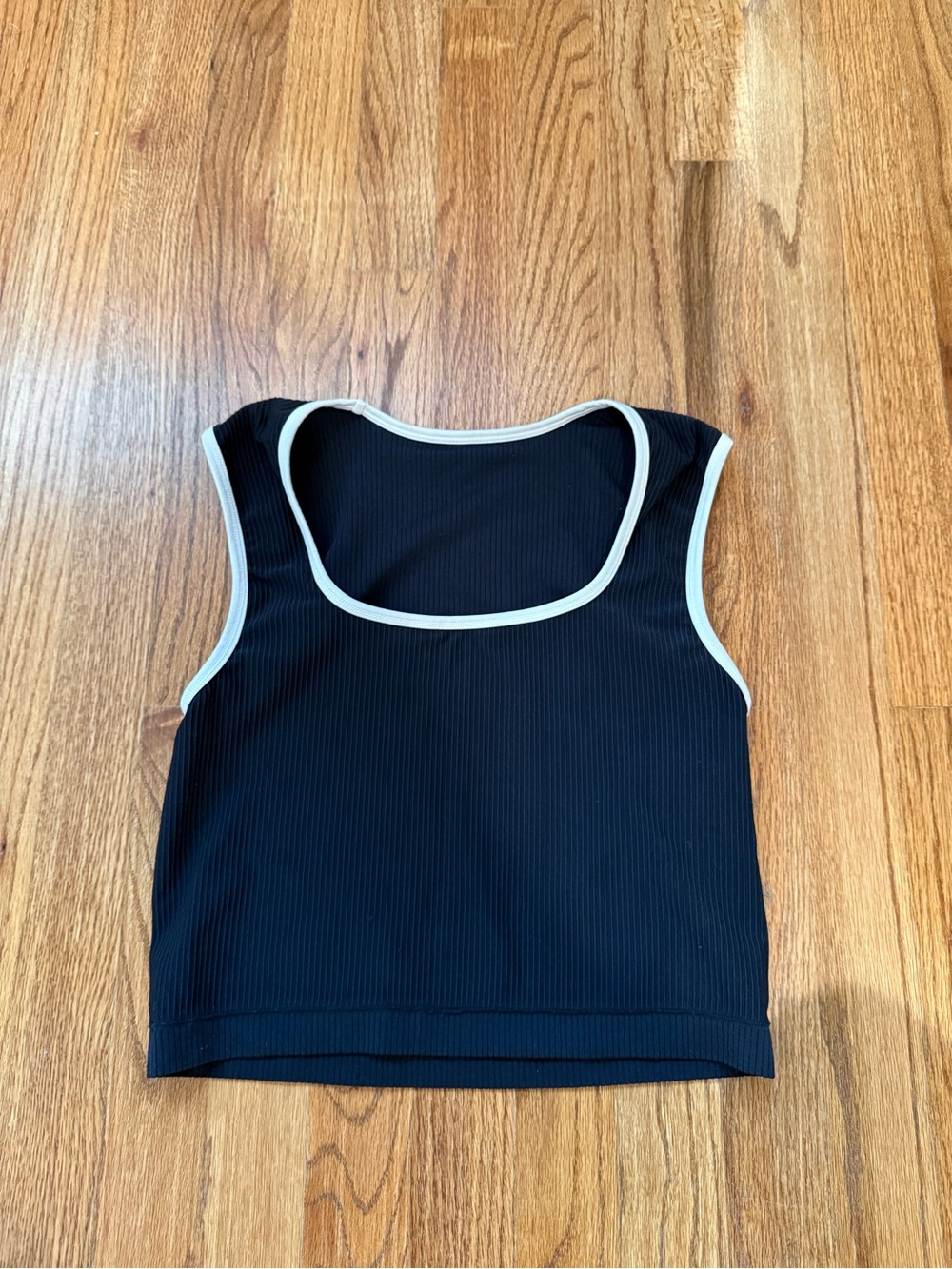 Athleta navy ribbed tank